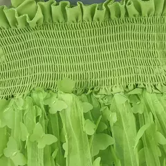 Saia de malha bordada feminina, costas princesa decorada, asas de borboleta, festa infantil, novo, verão - comprar online