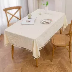 Pequena Margarida Padrão Toalha De Mesa De Mesa, Bordado, Festa De Casa, Retangular, Fluindo Design Floral, Mesa De Jantar Pano, Simples - comprar online