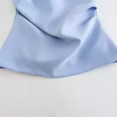 TRAF-Blusa sem mangas sem alças para mulheres, tops femininos, zíper traseiro, roupas de rua, tanque chique, moda verão, nova - comprar online