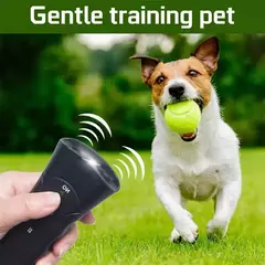 1pc Dog Repeller LED Ultrasonic De Cães Dispositivo Anti Barking Laser Dog Repeller Dispositivo De Treinamento - comprar online
