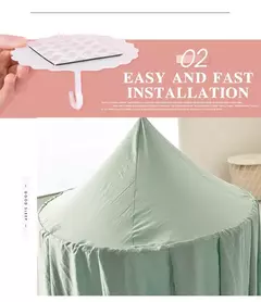 Rede Mosquiteira Pendurada para Crianças, Berço Cortina, Tenda Pendurada, Decoração de cama, Menina Princesa, Cama Canopy, Living Corner Play, Leitura - loja online
