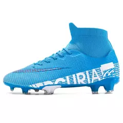 Chaveiros antiderrapantes masculinos de tornozelo, sapatos clássicos de futebol, tênis profissional, treinamento de grama, campo, FG, TF na internet