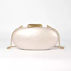 Café nova pérola concha crossbody oval ombro ganso ovo saco de noite garras festa moda acrílico bolsas marcas bolsa luxo - Wolf Magazine
