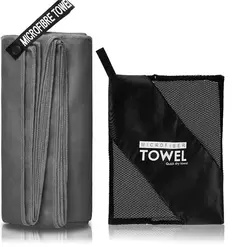 Toalhas de secagem rápida de microfibra para viagem, banho super absorvente, toalha de praia, ultra macia, leve, ioga, natação, ginásio, esporte - comprar online