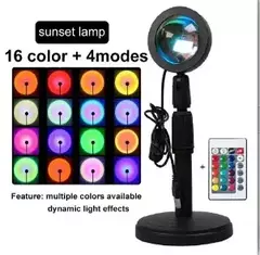 LED USB Sunset Lamp, Nightlights, Projetor, Birthday Party, Mood Lights, Quarto, Sala de estar, Fotografia de parede - Wolf Magazine