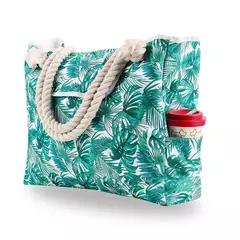 Bolsa casual listrada para mulheres, bolsa de ombro de grande capacidade, sacola de compras diárias, bolsa de praia para viagem escolar - loja online
