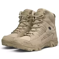 Táticas-Botas de Treino de Combate para Homens, Sapatos Masculinos Atualizados, Ao Ar Livre, Camping, Anti-desgaste, Resposta Rápida, Pesca, Caça, Tênis, Caminhada - comprar online