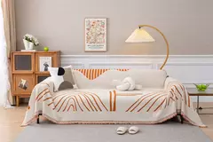 Chenille Sofá Throw Blanket com Tassel, Modern Luxury Cover, Four Season Sofa Cover, Full Covers, Dustproof, Toalha de casa, 1 Pc - Wolf Magazine