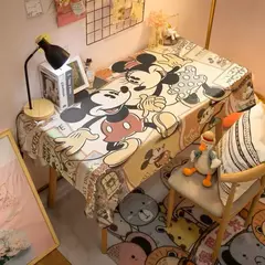 Toalha De Mesa Mickey Mouse Dos Desenhos Animados Da Disney Para Crianças, Mesa De Jantar Americana, Toalha De Mesa De Café Retro, Toalha De Mesa Quadrada - comprar online