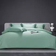 Twin único duplo rainha rei conjunto de cama cor sólida 1000tc algodão egípcio conjunto capa edredão folha lençol fronhas - Wolf Magazine