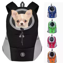 Mochila de transporte para cães, bolsa transportadora para cães pequenos, viagem respirável, transportador de cachorros, animais de estimação, suprimentos de transporte