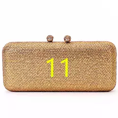 Rhinestone Clutch Bag para Mulheres, Evening Bag, Dinner Bag, Diamante, Pedra, Cristal, Festa de Casamento, Presente de Natal, Luxo mais recente - loja online