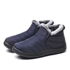 Tênis impermeáveis para mulheres, sapatos vulcanizados femininos, plataforma plana, caminhar, ao ar livre, inverno, 2024 - comprar online