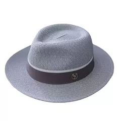Chapéu Sol Praia Aba Larga para Homens e Mulheres, Fedora Proteção UV, Chapéu Panamá de Palha Suave, Designer Sênior, Tamanho Grande, Verão, 61cm - comprar online