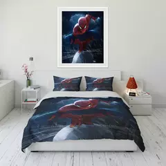 Conjunto de cama impresso Marvel Spider-Man para crianças e adultos, colcha macia, fronha, cama confortável, Twin, cama king, luxo - comprar online