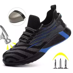 Tênis masculinos leves anti-punção, sapatos de trabalho indestrutíveis, botas de segurança masculinas na internet
