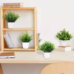 Decorações De Plantas Em Vaso De Falso, Prateleiras Artificiais, Casa, Sala, Jardim, Escritório, Casamento, Quarto, Banheiro, Cena Acessórios