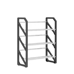 Criativo Home Shoe Cabinet, 3 Camada De Armazenamento Rack, Montagem Porta Do Quarto, Caixa De Sapato, Classificação E Armazenamento Rack, Produtos Domésticos