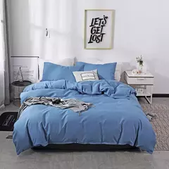 Nordic Solid Color Lixar Duvet Cover Set, Individual, Duplo, Queen, Cama King Simples, Fronha, Roupa de cama, Sem lençol, na internet