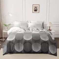 Kuup-Impresso Matte Duvet Cover, Colorido Conjunto de Cama, Colcha, Pele Amigável Tecido, Queen Size, Alta Qualidade, 3Pcs