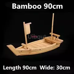 Artesanal De Madeira Japonesa Sushi Barcos, Bandeja De Marisco, Navio Sashimi, Assorted Cold Dish, Restaurante Ferramenta, Grande, 40cm a 90cm - comprar online