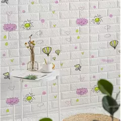 1/3/5/10 m 3d auto-adesivo papel de parede adesivos 3m tijolo adesivos de parede decoração de casa papel de parede para paredes diy quarto na internet