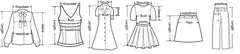 Saia longa, Saia Midi, Roupa de luxo, Elegância, Primavera, Tendência para o verão, Y2K, 2022 - comprar online