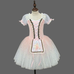 Saia de balé infantil, saia de dança para meninas, programas de dança do campus, trajes de dançarina de balé, palco, trajes de performance coletivos - loja online