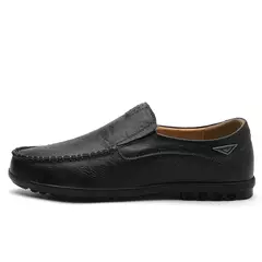 Couro de vaca natural masculino mocassins de couro genuíno italiano, sapatos de vestido masculino, calçado formal, casual, marca, venda na internet