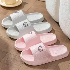 Slides planos antiderrapantes para homens e mulheres, chinelos casuais femininos, chinelos internos para casa, sandálias femininas de verão, moda feminina, seabeach fino e fino na internet