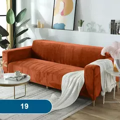 Velvet Sofa Cover adequado para braço em forma de L, estendido e mais grosso, H - Wolf Magazine