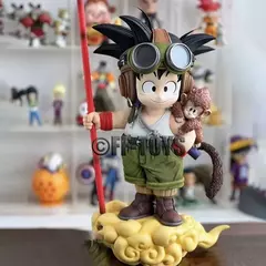 Anime Dragon Ball Son Goku Action Figure com Macaco Kid, Estátua de PVC, Brinquedos Modelo de Coleção, Presentes, 26cm - comprar online