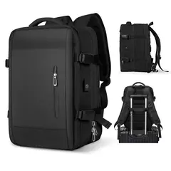 Imagem do Mochilas expansíveis impermeáveis para homens Likros, grande capacidade, mochila de viagem de negócios, Weekend Laptop Bag, Carry on