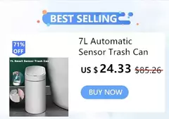Sensor automático lixeira, elétrico, Touchless, Smart Bin, cozinha, banheiro, balde impermeável, lixo com tampa, Home Wastebasket, 16L - loja online