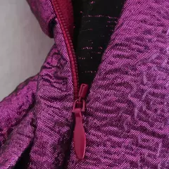 Imagem do TRAF-Saias de Shorts Texturizados Femininos com Zíper Lateral Arco Amarrado, Cintura Alta, Vintage, Moda Feminina