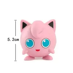 Imagem do Pokemon anime figuras de ação pikachu brinquedos modelo charmander psyduck squirtle jigglypuff bulbasaur kawaii coletar bonecas crianças presente