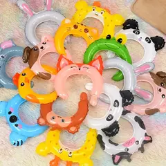 10/20/30/50 suprimentos de festa de balão de bandana mista, balões de coelho de urso de desenho animado fofos, decorações de festa de aniversário (mélange de 4-6 estilos - comprar online