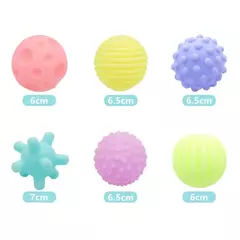 Bebê brinquedos mãos tocar bola sensorial brinquedo infantil chocalho massagem kawaii macio bola tátil desenvolvimento para bebês - Wolf Magazine