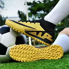 Sapatos de futebol profissional para adultos, botas de futebol, chuteiras adolescentes antiderrapantes, esporte ao ar livre, alta qualidade, TF, FG, novo, 2022 - Wolf Magazine
