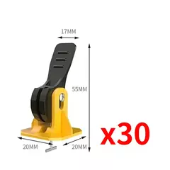 Sistema de nivelamento de telha de piso clipes nivelador ajustador kit conjunto para a colocação de telha fixação plana cerâmica parede ferramentas de construção - comprar online