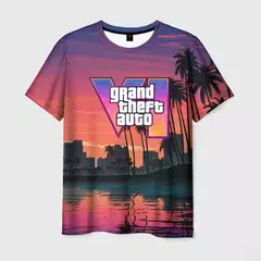 Imagem do Camisola de manga curta com estampa Grand Theft Auto VI masculina e feminina, estilo casual, moda verão, Gta 6 quente, 3D, novo, 2022