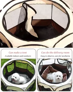 Hoopet gato sala de entrega destacável verão pet tenda ao ar livre cão dobrável cerca gato gaiola cães gabinete cercado suprimentos para animais de estimação