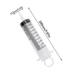 Seringa de medição para alimentação animal, Glue Filling Plastic Seringa, Nutriente estéril sem rega por agulha, 100ml