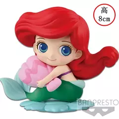 Novo bandai disney a pequena sereia anime qposket personagens ariel glitter linha figura de ação modelo colecionável brinquedos aniversário - Wolf Magazine