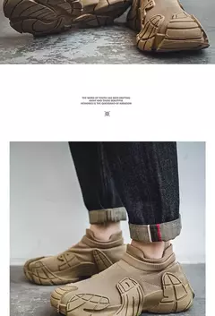 Tênis respiráveis para homens e mulheres, meias de tecido voador, sapatos casuais, tendência de personalidade, novo - Wolf Magazine