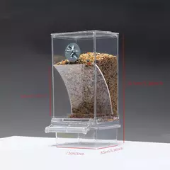 Imagem do 1 unidade de alimentador automático de pássaros para pássaros de estimação – conveniente e fácil de usar
