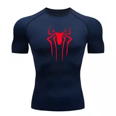 Camiseta masculina de segunda pele correndo, esportes de proteção solar Fitness Rashgarda, mangas compridas MMA, camisa de compressão, roupas de treino - loja online