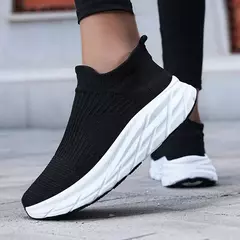 Designer Sock Shoes para homens e mulheres, sapatilhas de flanela feminina, sapatos de plataforma, Basket Sneakers, Primavera, Outono - comprar online