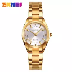 Skmei-relógio de quartzo de luxo feminino, movimento japão, simples, fashion, feminino, 1620 - comprar online