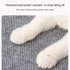 Imagem do Anti gato risco sofá diy gatos placa de risco sofá proteção patas afiar aparável auto-adesivo tapete gatos placa de risco